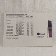 Manuale uso manutenzione SAAB 900 anno 1994 ottimo 2