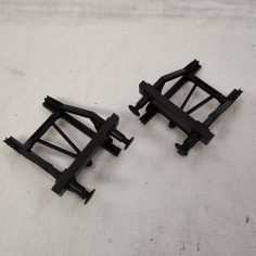 MARKLIN coppia binari fine corsa con respingenti scala 1 2