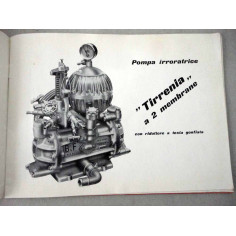 BEDOGNI FERRARI POMPA TIRRENIA LIBRETTO ISTRUZIONI E CATALOGO NOMENCLATURE 2