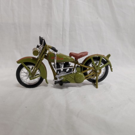 Lotto di 2 modellini Moto Harley Davidson US Army scala 1/18 esposte