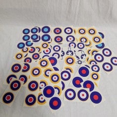 Decals per aerei e mezzi militari varie scale