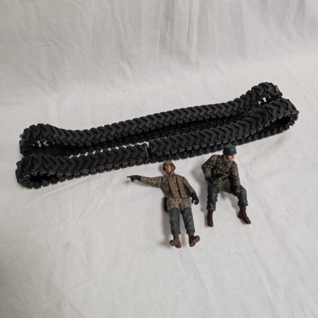 Serie cingoli carro Sherman + Para' tedeschi 1/16