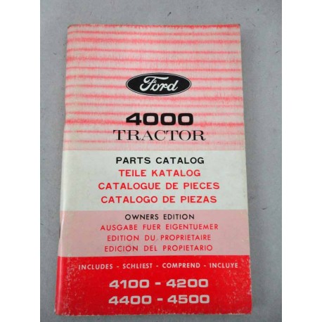 4000 Ford tractor parts catalog #3