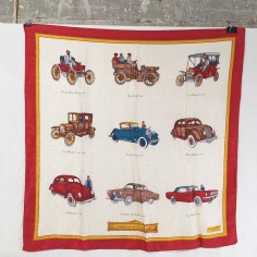 FURSTENBERG Couture foulard di seta l'evoluzione dell'auto 87x87 cm usato