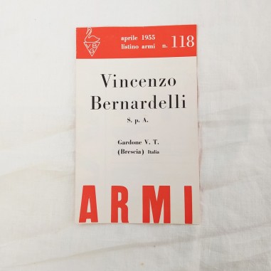 Vincenzo Bernardelli spa listino Armi 1955 n° 118