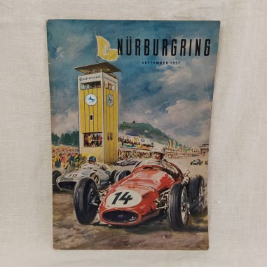 Rivista automobilistica circuito NURBURGRING Settembre 1957