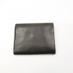 Portafoglio in pelle nera Dupont unisex rettangolare 13x10 cm 2
