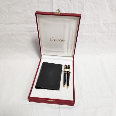 Cofanetto Cartier mini penna e matita + agendina nuovo
