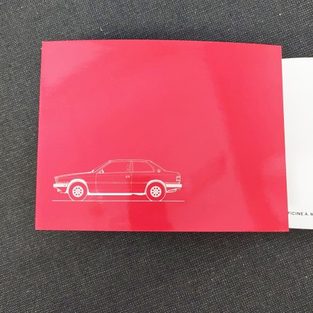 Maserati Biturbo II Libretto uso manutenzione nuovo 1986