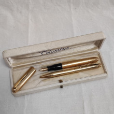 Coppia mini penna e portamina Columbus usate
