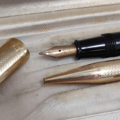 Coppia mini penna e portamina Columbus usate 2