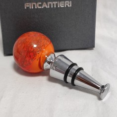 Tappo artistico per bottiglia in accciaio e vetro 2