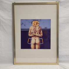 Quadro Edi Brancolini serigrafia Rosa con maniglie 2