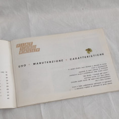 Fiat 128 Rally Libretto uso manutenzione 2° edizione1972 molto buono 2
