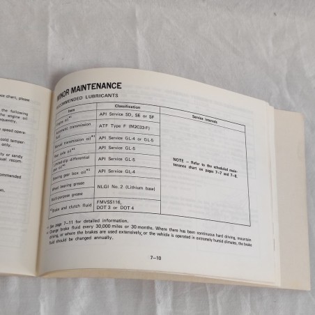 Mazda RX-7 Owner's Manual 1983 inglese buone condizioni