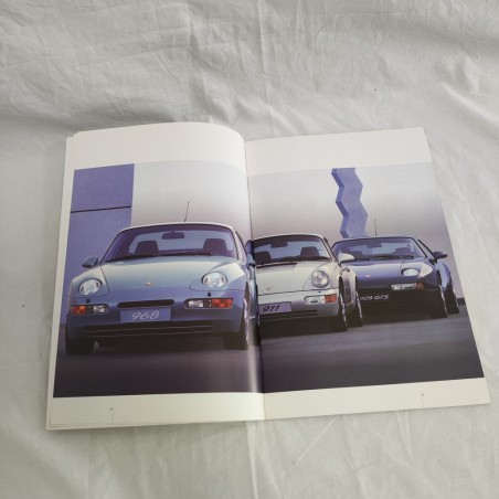 Brochure originale PORSCHE gamma modelli  agosto 92