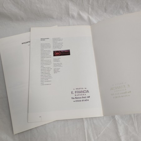 Brochure PORSCHE 911 968 928 anno 1991