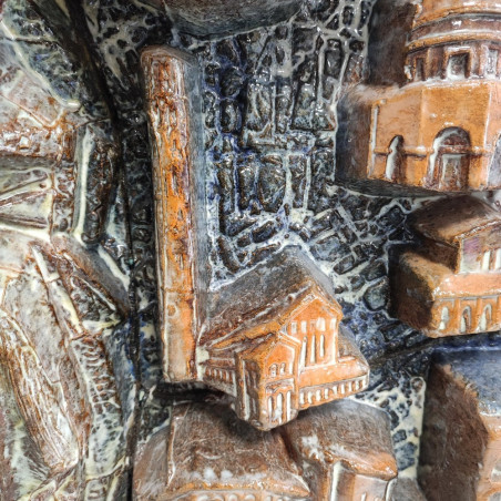 Angelo BIANCINI altorilievo ceramica Le Chiese di Ravenna