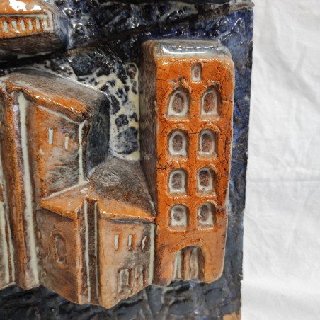 Angelo BIANCINI altorilievo ceramica Le Chiese di Ravenna