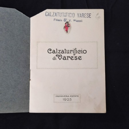 SOVRANA Calzaturificio di Varese Catalogo primavera estate 1925