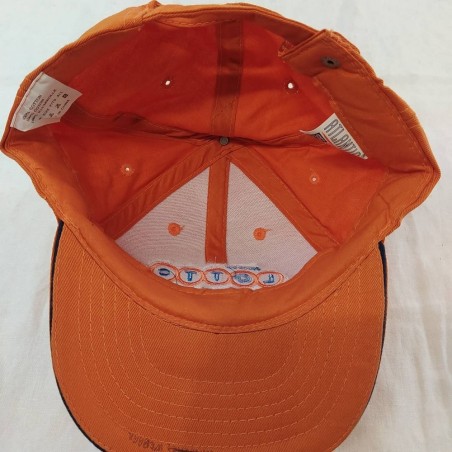 Mark WEBBER autografo su cappellino arancione sponsor LOTTO