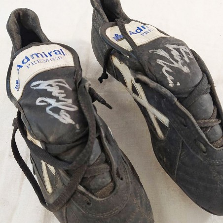 Scarpette calcio con autografo originale BRUNO GIORDANO