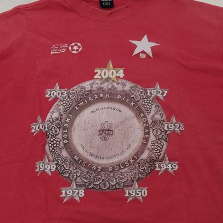 Maglietta squadra calcio Wisla Krakow campione di Polonia 2004