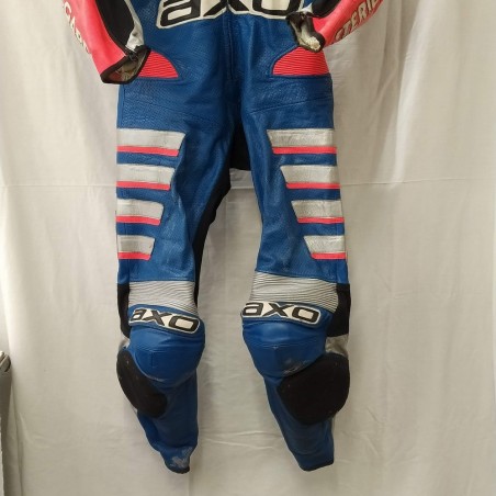 Tuta motociclismo pilota Gianluigi SCALVINI firmata in originale
