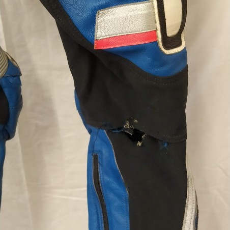 Tuta motociclismo pilota Gianluigi SCALVINI firmata in originale
