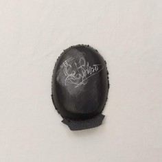 Saponetta ginocchiera leggermente consumata con autografo SETE GIBERNAU
