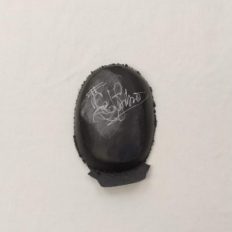Saponetta ginocchiera leggermente consumata con autografo SETE GIBERNAU