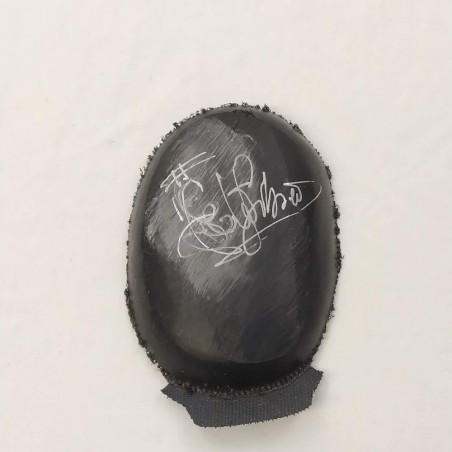 Saponetta ginocchiera leggermente consumata con autografo SETE GIBERNAU