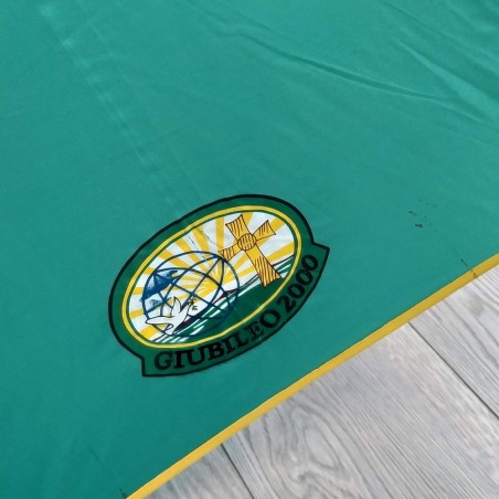 Ombrello Giubileo 2000 colore verde acqua manico dritto