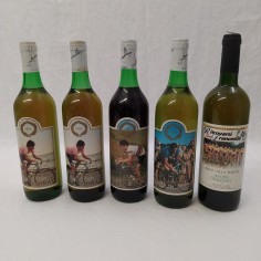 Lotto di 5 bottiglie vino Francesco MOSER 1984 1985 1998 2