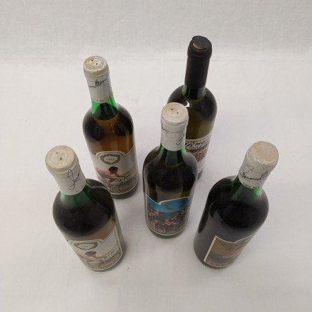Lotto di 5 bottiglie vino Francesco MOSER 1984 1985 1998