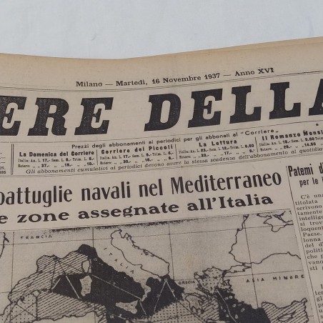Raccolta di quotidiani dal 1937 al 1947 rilegata
