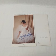 Calendario 1990 con autografo CARLA FRACCI Sergio Civita Editore 2