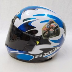 Casco motociclismo AXO autografato in Originale da Loris Capirossi 2