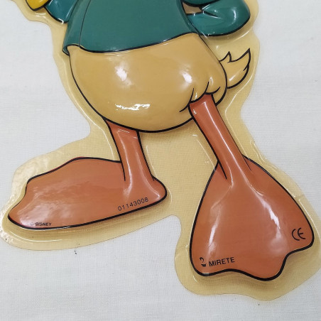 Paperino pirata forma stampata in acetato a rilievo h 42 cm