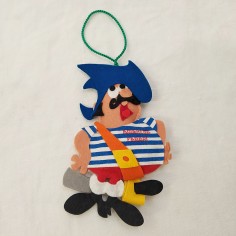 Pirata Lenci amarena Fabbri h. 13,5 cm 2