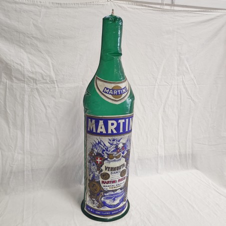 MARTINI Bottiglia gonfiabile gadget pubblicitario anni 70/80  h. 77 cm