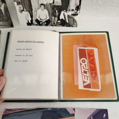 Blocco fotografie VELTRO e listino materiale pubblicitario CEAT anni 70 2