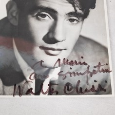 Walter CHIARI foto con dedica e autografo originali. Formato 12,5x17,5 cm 2