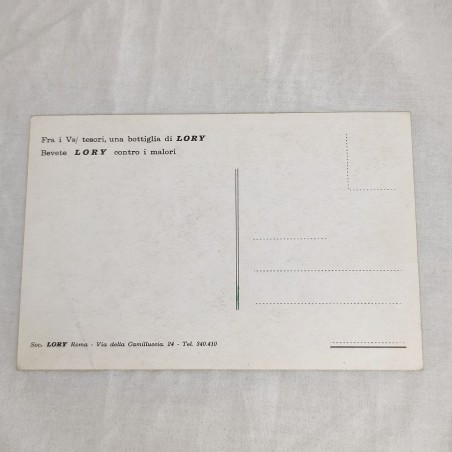Gino BARTALI cartolina con autografo e dedica originali