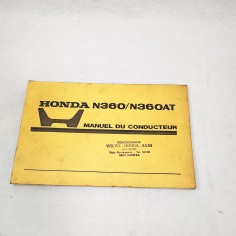Honda N360 & AT Manuel du conducteur 1970 francese