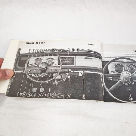 Honda N360 & AT Manuel du conducteur 1970 francese