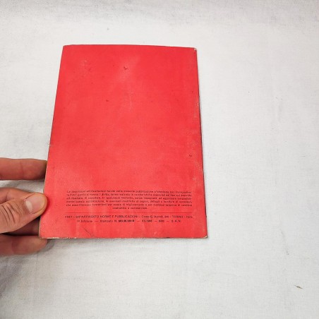 Fiat 850 familiare libretto uso e manutenzione 5° ed. 1966 ondulazioni