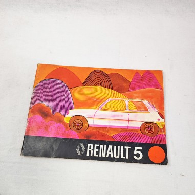 Renault 5 libretto uso manutenzione versioni R1220 1221 e 1222