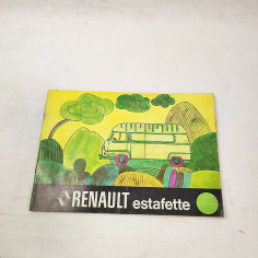 Renault Estafette R2136 R 2137 libretto uso manutenzione
