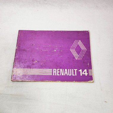 Renault 14 TL GTL R 1210 LS TS R1212 uso manutenzione 2° edizione
